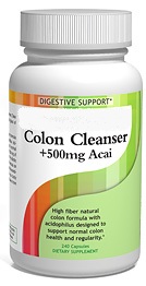 Colon Cleanser Acai 500mg (240 Caps)